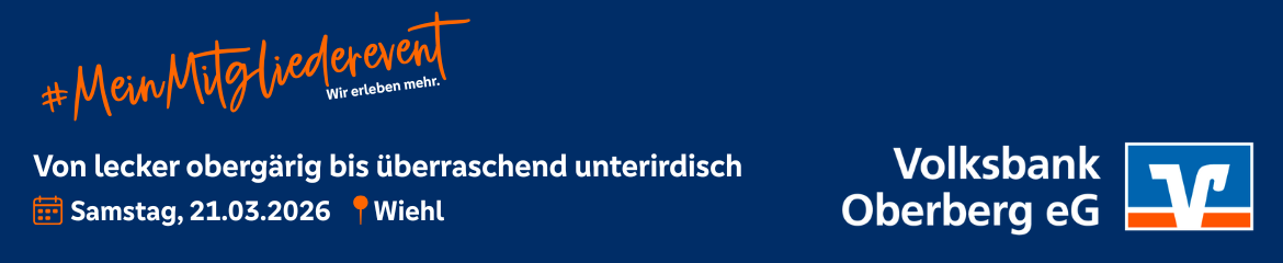 Mitglieder-Event: Wanderung in Wiehl "Von lecker obergärig bis überraschend unterirdisch"