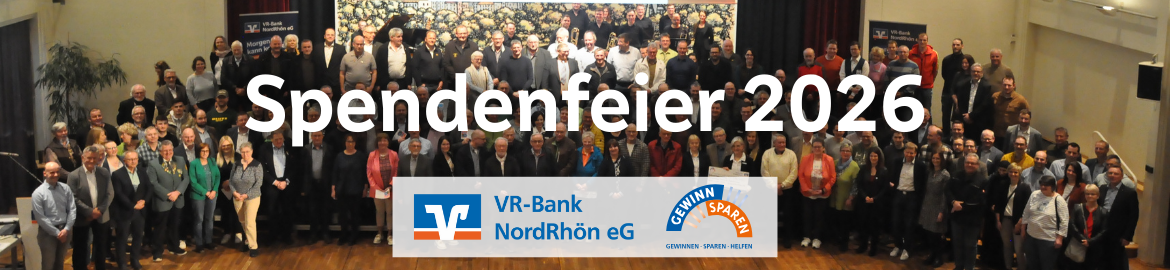 Spendenfeier 2026 der VR-Bank NordRhön eG