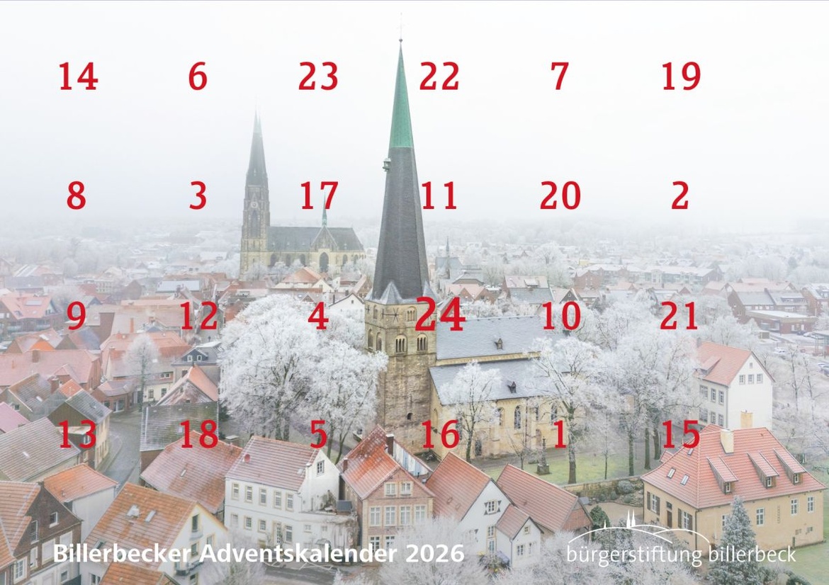 Adventskalenderverkauf der Bürgerstiftung Billerbeck 2026