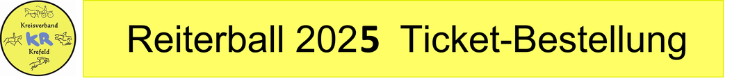 Eintrittskarte Reiterball 2025 Herbst