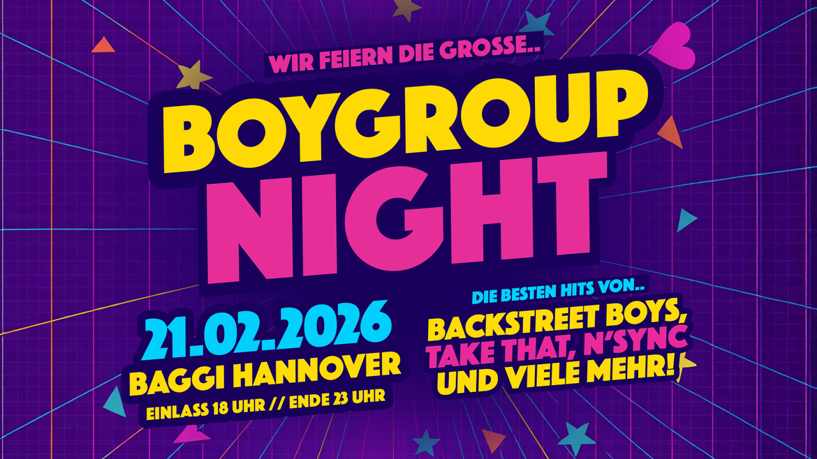 DIE GROßE BOYGROUP NIGHT| HANNOVER