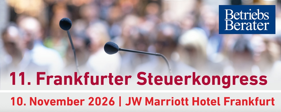 11. Frankfurter Steuerkongress 2026