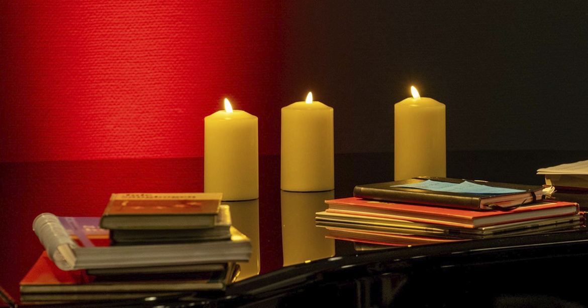 Luciadag og hygge i voksenbiblioteket (i Flensborg)