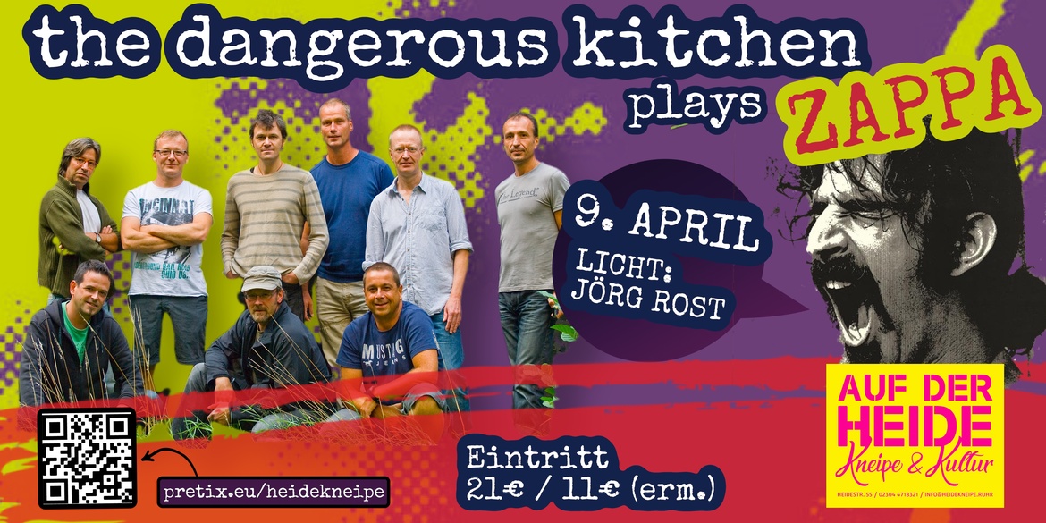🎶 The Dangerous Kitchen plays Zappa! (+ 💡 von Jörg Rost)
