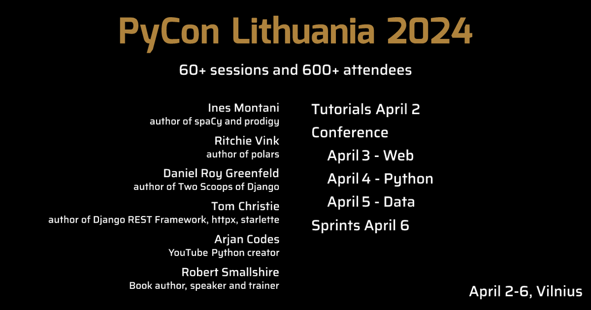 PyCon Lithuania 2024
