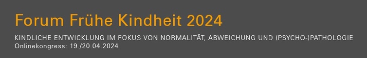 Forum Frühe Kindheit 2024