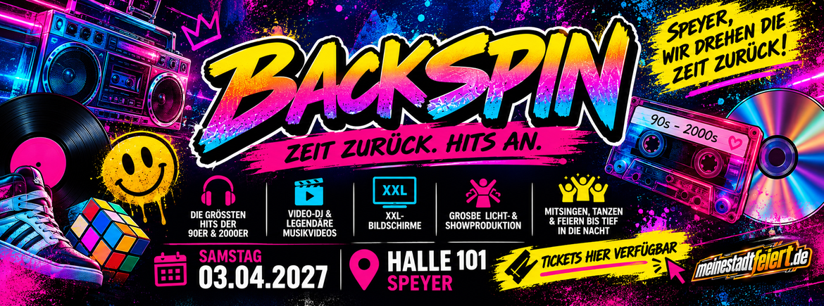⏪🔥 BACKSPIN – ZEIT ZURÜCK. HITS AN. 🔥⏪
