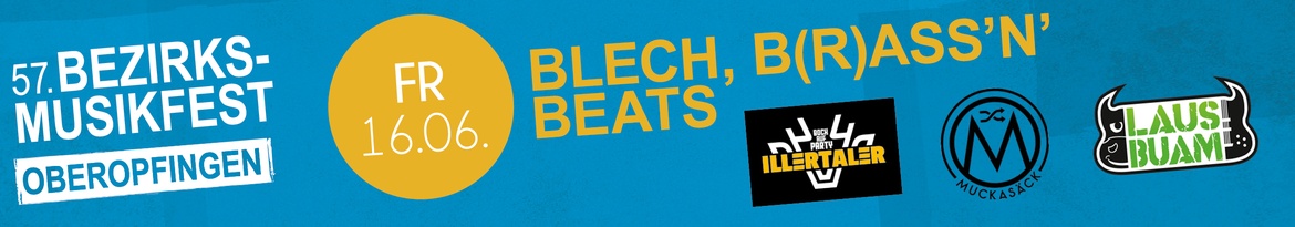 Eintritt Freitag | "Blech, B(r)ass´N´Beats"