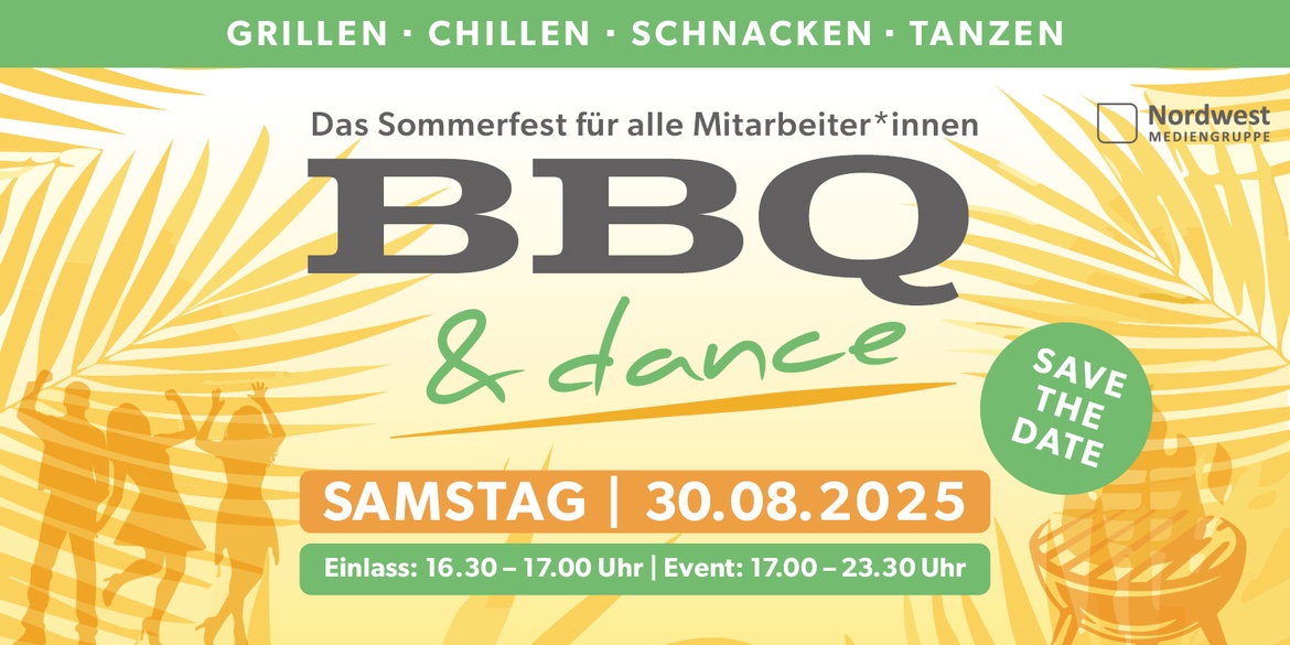 BBQ & Dance (Event für Mitarbeitende der Nordwest Mediengruppe)