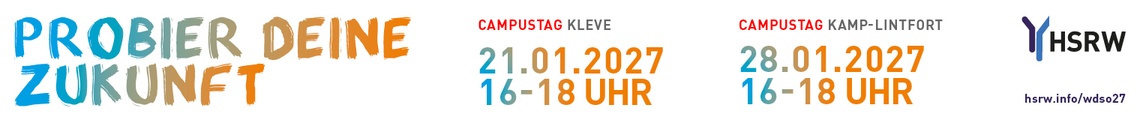 Probier deine Zukunft - Campustag Kleve