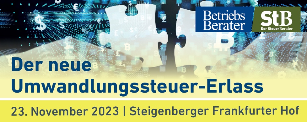 Der neue Umwandlungssteuer-Erlass