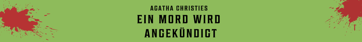 Ein Mord wird angekündigt