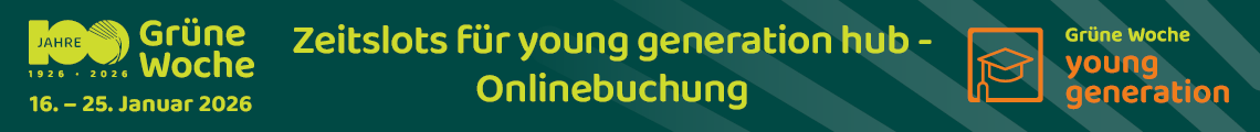 Grüne Woche young generation hub 2026