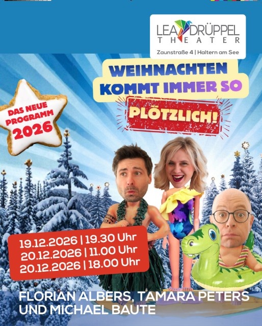 Florian Albers, Tamara Peters und Michael Baute - Weihnachten kommt immer so plötzlich