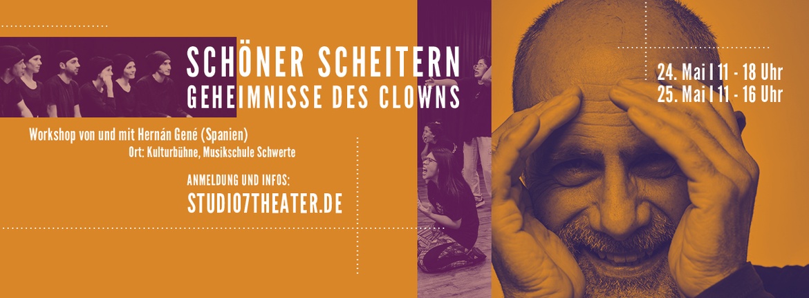 Fail better • Secrets of the Clown (Workshop)