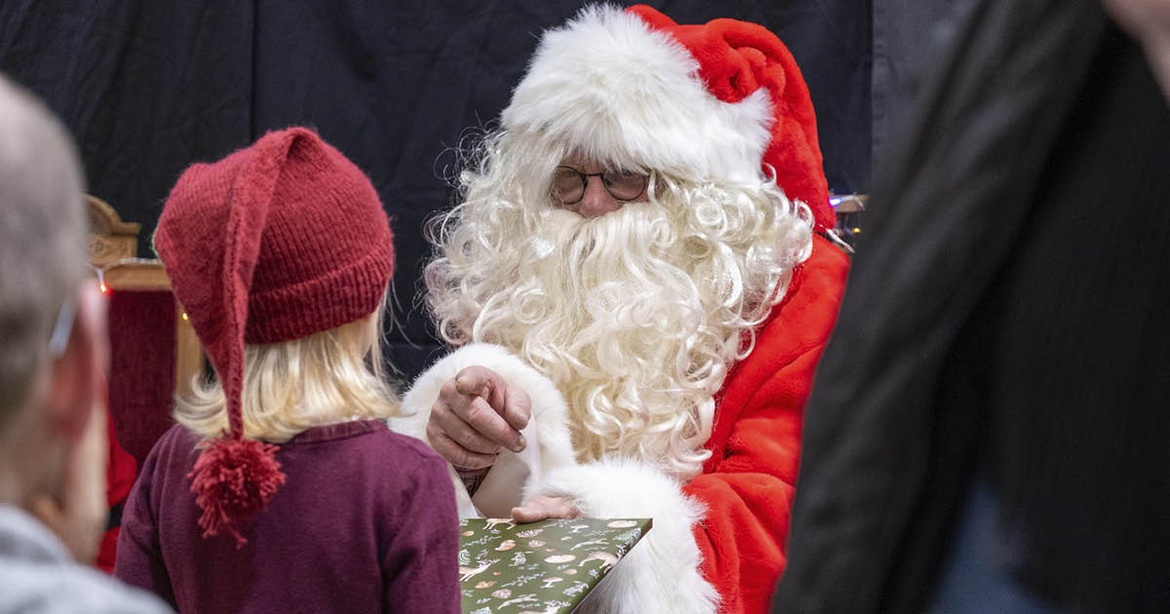 Juletræsfest på børnebiblioteket (i Flensborg)