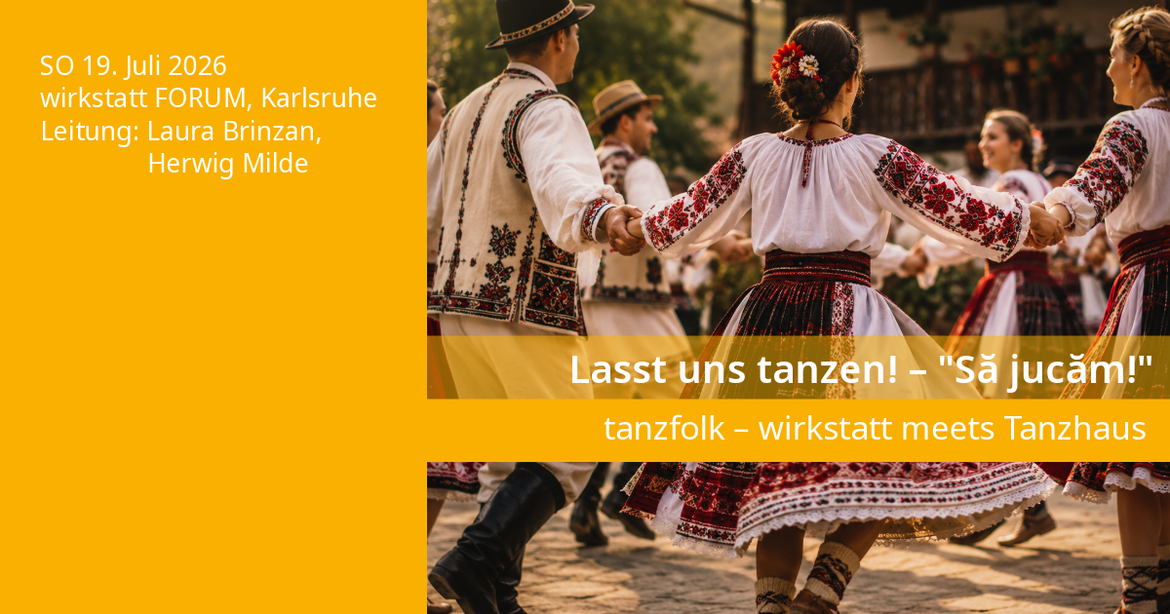 Lasst uns tanzen! – "Să jucăm!"