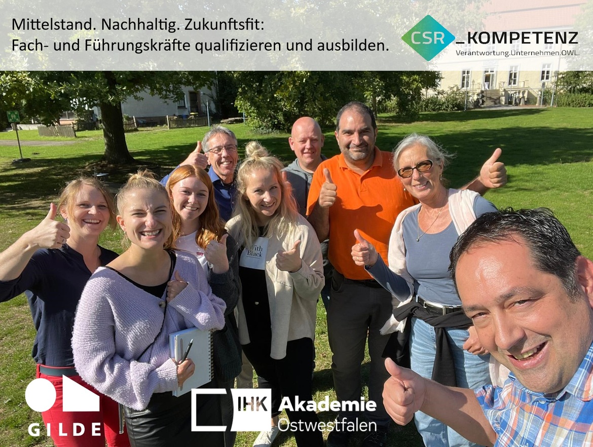 Mittelstand. Nachhaltig. Zukunftsfit: Fach- und Führungskräfte qualifizieren und ausbilden.
