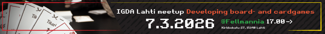 IGDA Lahti March Meetup -  Board Games