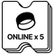 5 x Online Passes