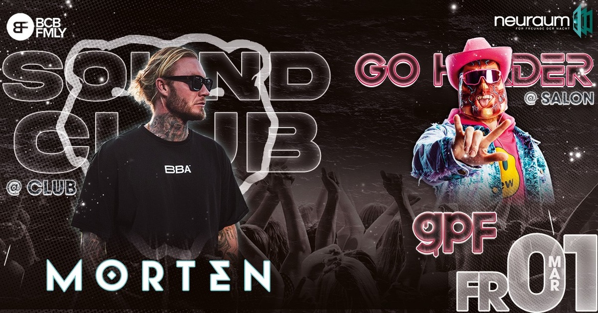 SOUNDCLUB PRES. MORTEN - GO HARDER SPECIAL w/ GPF