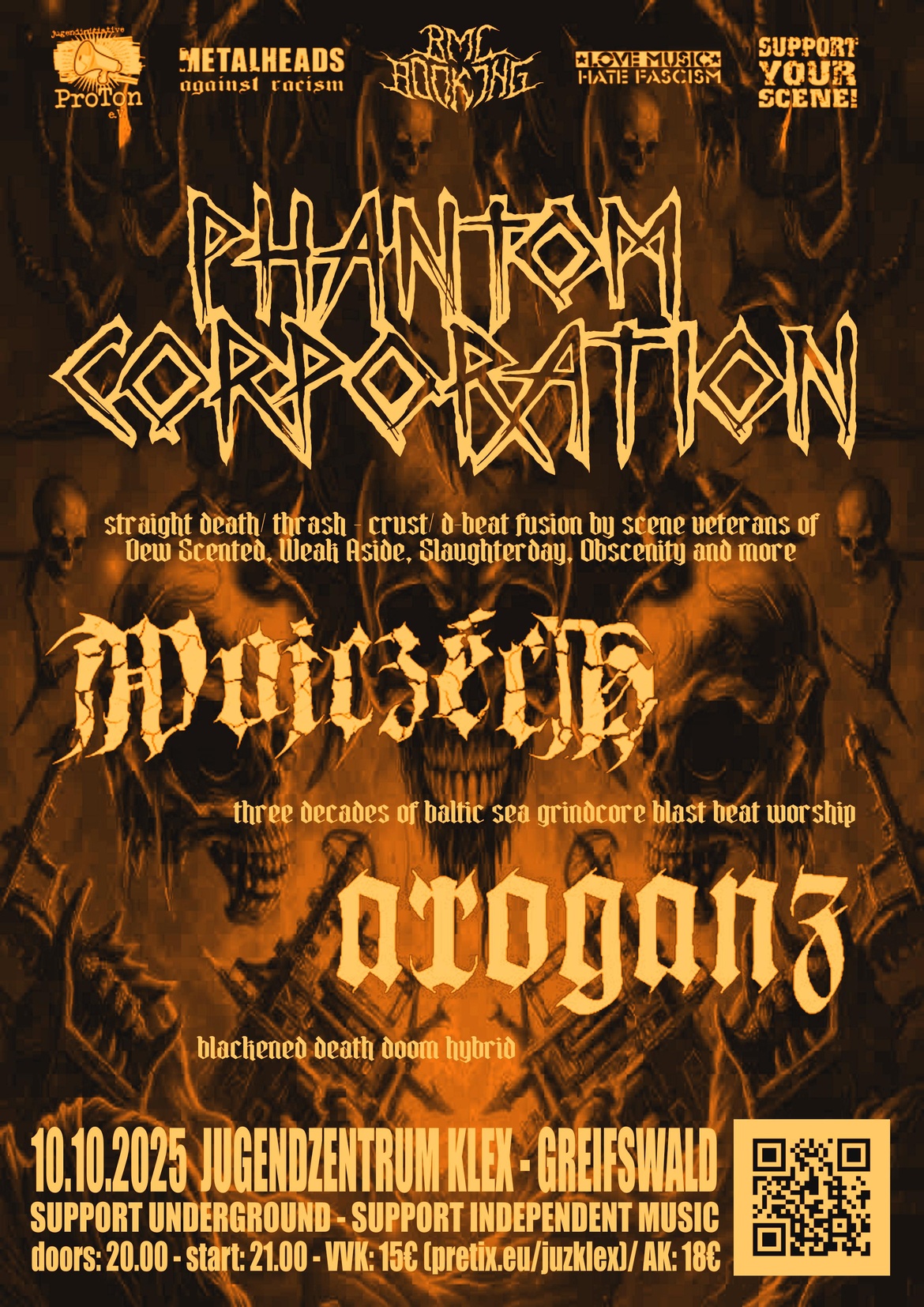PHANTOM CORPORATION + WOJCZECH + ARROGANZ