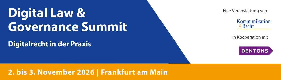 Digital Law & Governance Summit - Digitalrecht in der Praxis