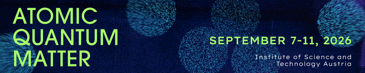 Application | Atomic Quantum Matter 2026