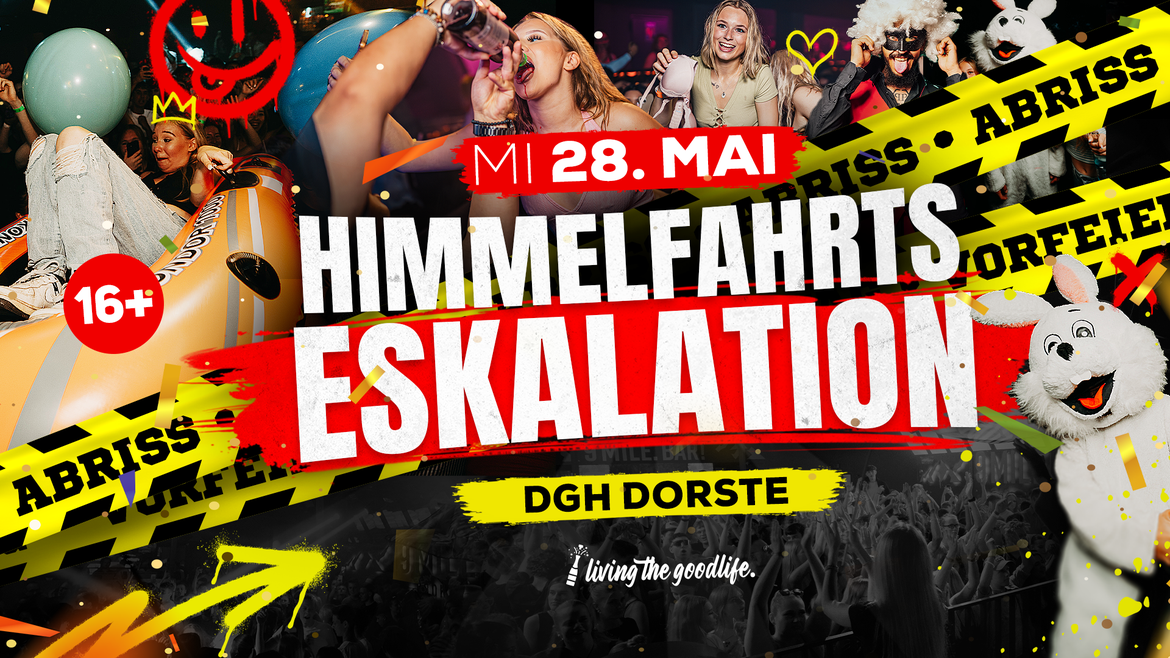 HIMMELFAHRTS ESKALATION I DORSTE I 16+