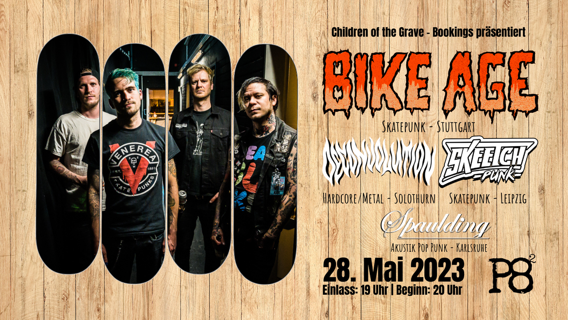 BIKE AGE + DECONVOLUTION (CH) + SKEETCH | Special guest: SPAULDING