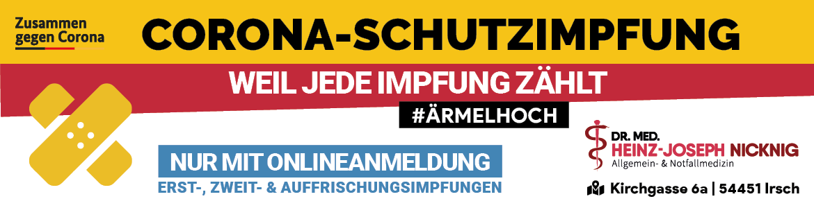 Corona Schutzimpfung | Impfstation Irsch Saarburg