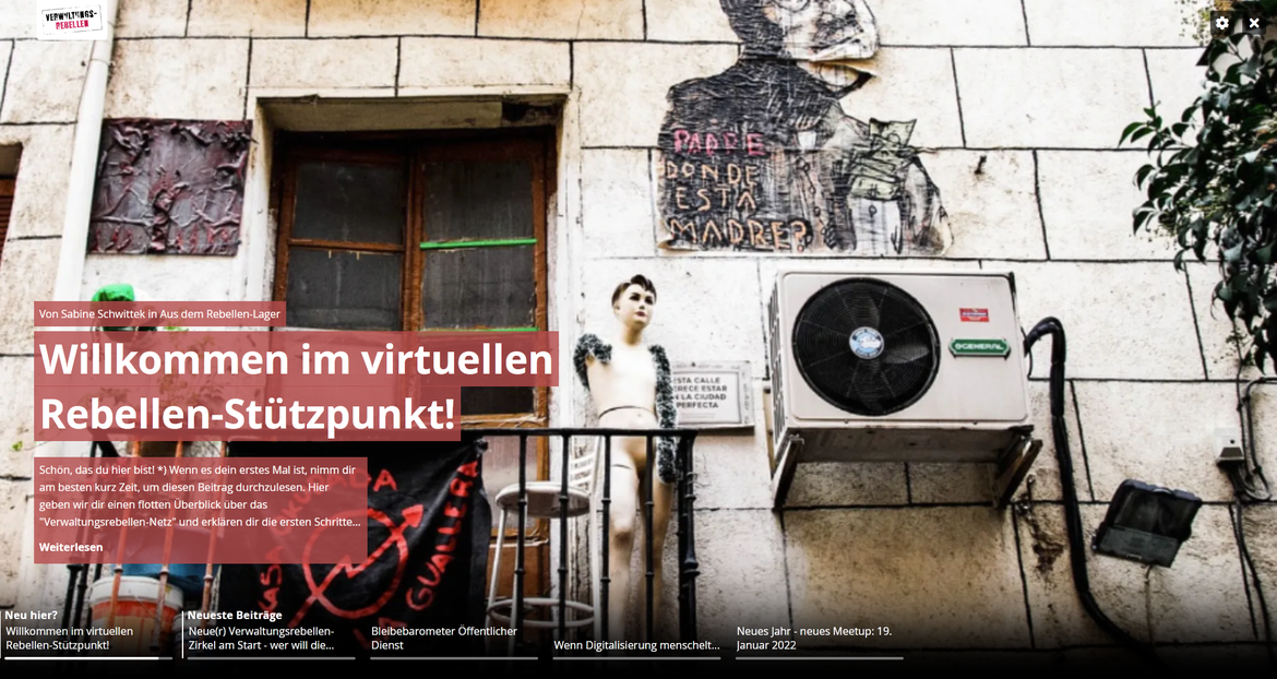Führungen durch's virtuelle Rebellenhaus