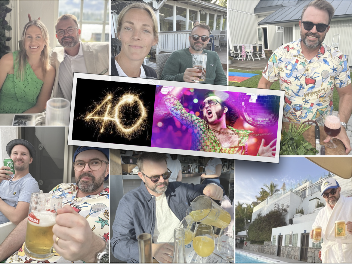 Antons 40-årsfest 🎉