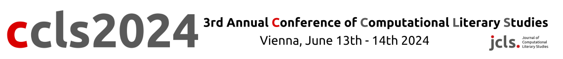 3rd Annual Conference of Computational Literary Studies 2024