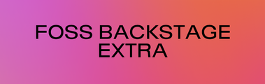 FOSS Backstage Extra - ben van 't ende