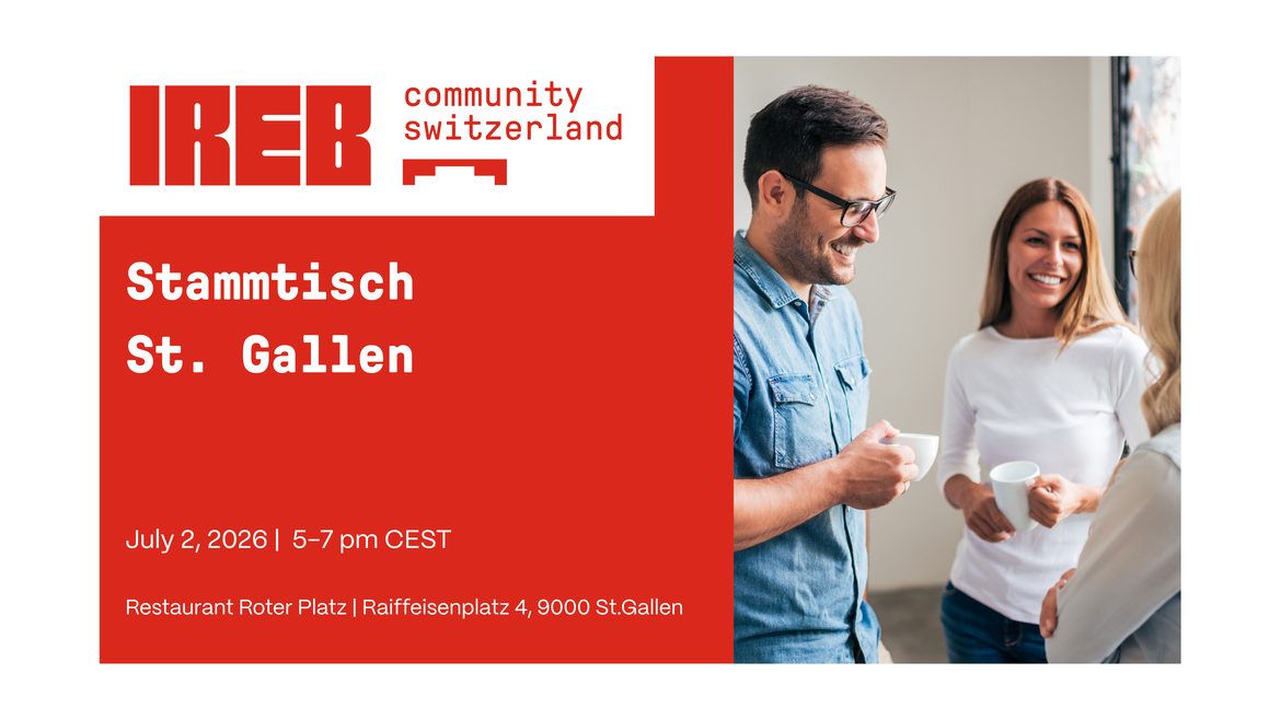 IREB Community Switzerland | Stammtisch St. Gallen