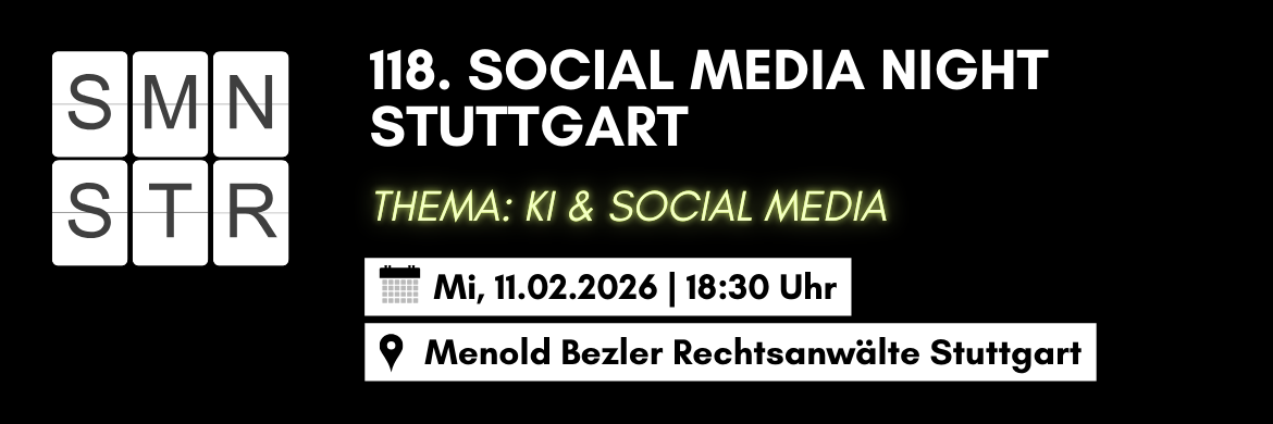 118. Social Media Night Stuttgart #SMNSTR