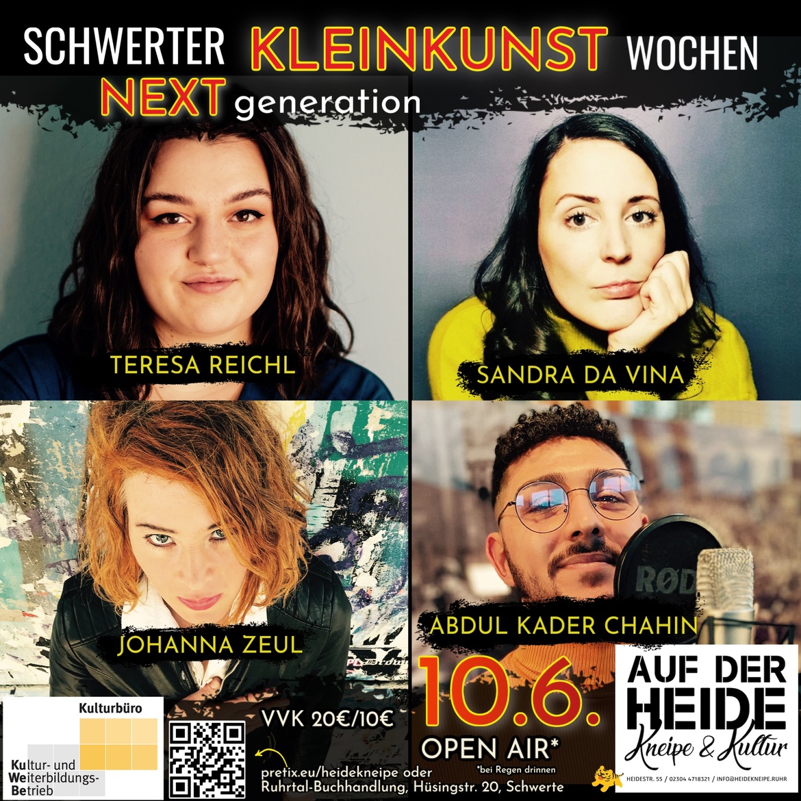 🎭 Kleinkunstwochen NEXT Generation • Open Air*
