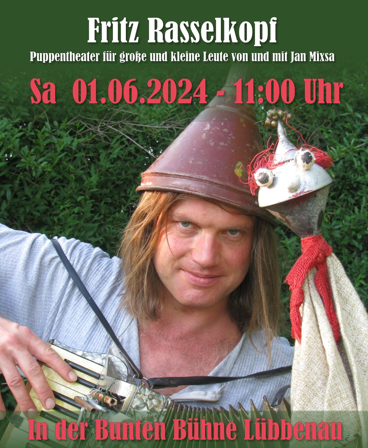 01.06.24 Fritz Rasselkopf - Theater für Kinder und Kindgebliebene