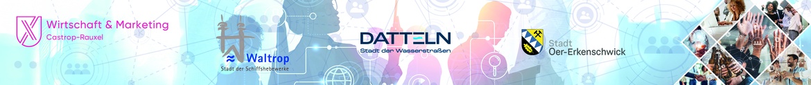 Wirtschaftsförderungen Castrop-Rauxel, Datteln, Oer-Erkenschwick und Waltrop