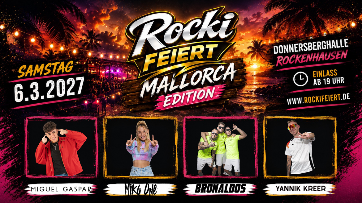 🌴☀️ ROCKI FEIERT – MALLORCA EDITION ☀️🌴