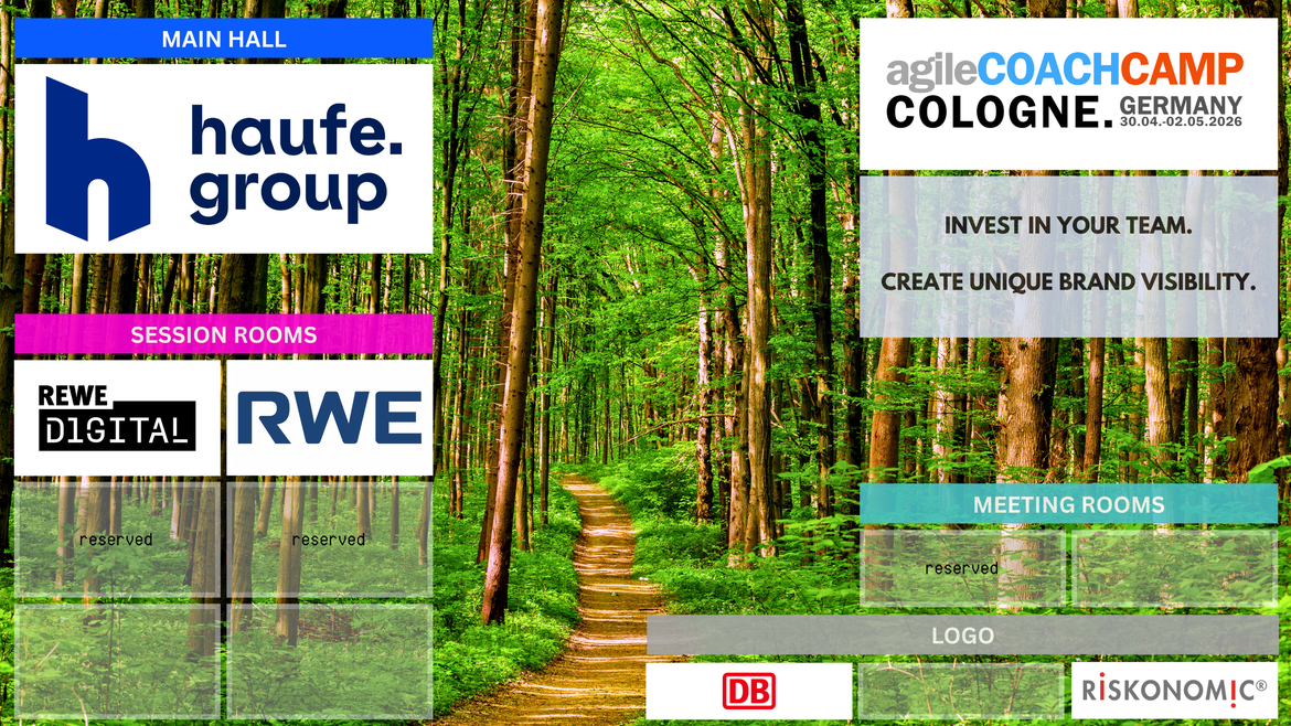 SPONSORSHIP 'agile COACH CAMP COLOGNE' (accCGN26)