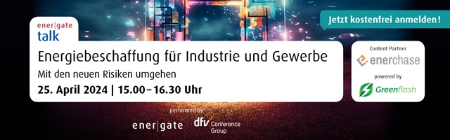 energate talk: Energiebeschaffung für Industrie- und Gewerbe