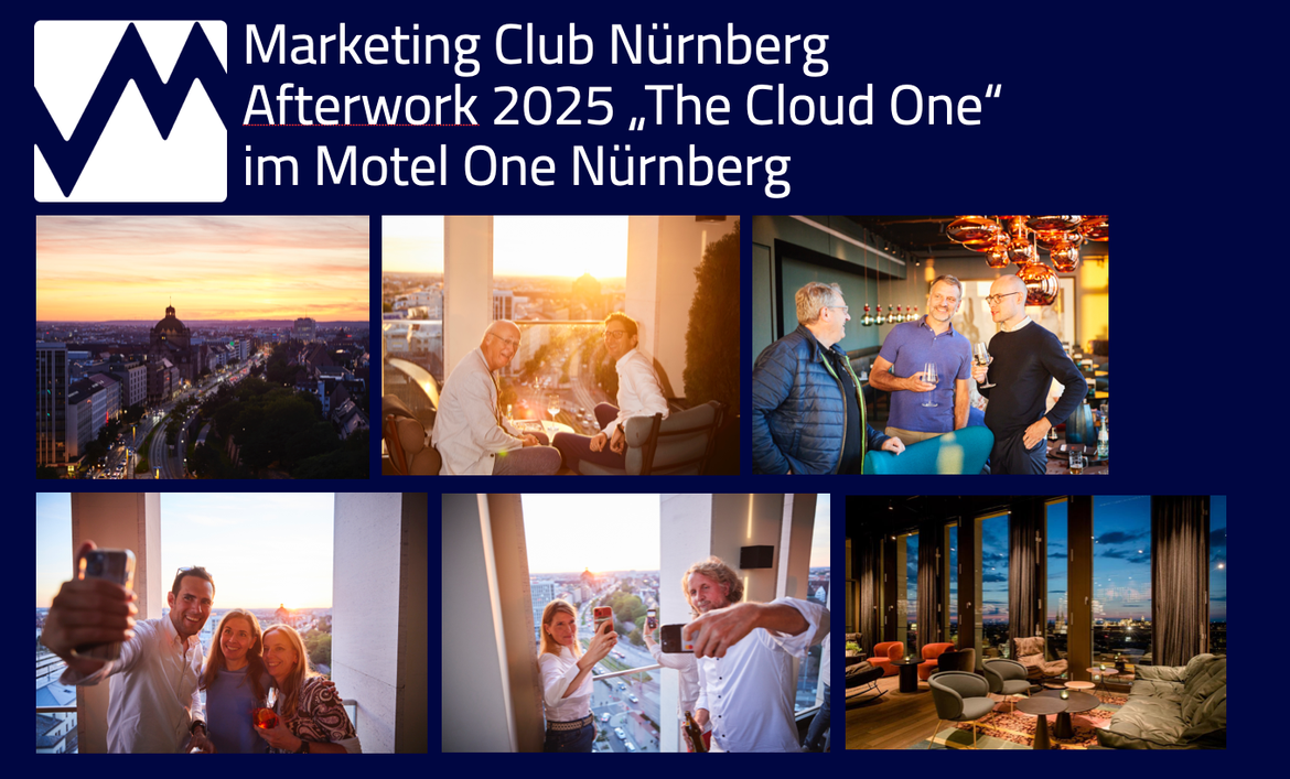 Afterwork 2025 im "The Cloud One" des Motel One Nürnberg für MCN-Mitglieder