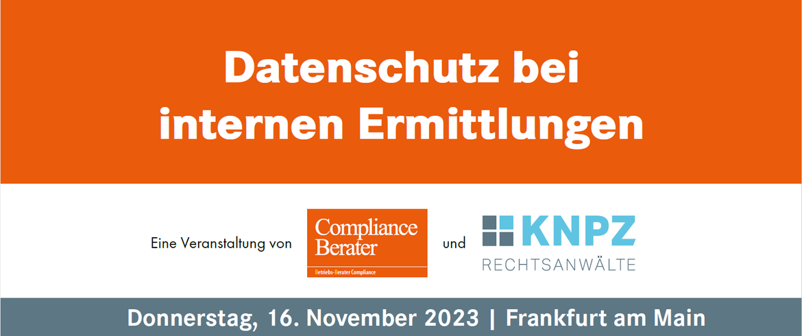 Datenschutz bei internen Ermittlungen