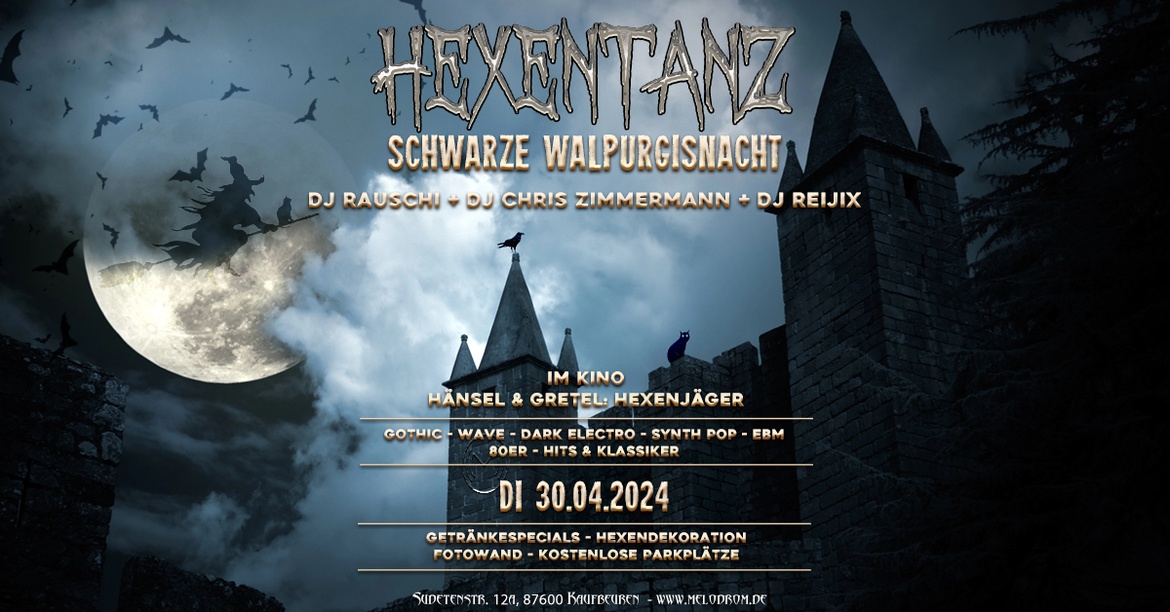 Hexentanz - schwarze Walpurgisnacht