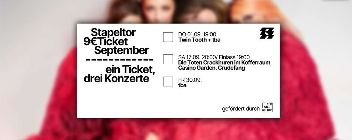 Punkabend mit Die Toten Crackhuren im Kofferraum, Crudefang & Casino Garden