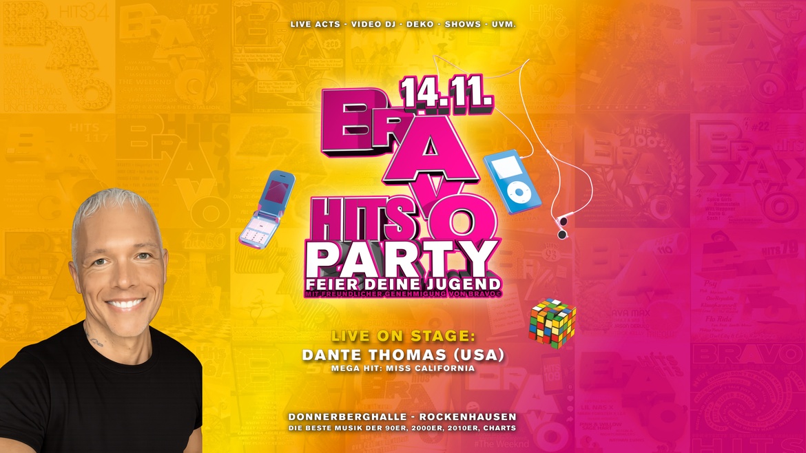 BRAVO Hits Party X Rocki Feiert 90er/2000er X
