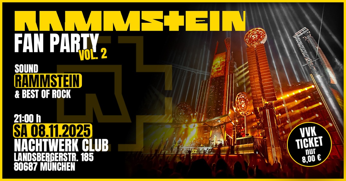 RAMMSTEIN FAN Party MUNICH VOL. 2