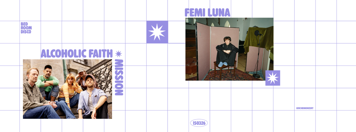 15.03. Kirchenkonzert mit Alcoholic Faith Mission & Femi Luna